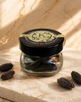 Boabe Tonka, Brazilia, Aroma de vanilie intensa, Borcan