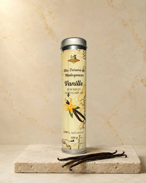 100g Pastai de Vanilie de Madagascar Premium, TUB – vanilie Bourbon de Madagascar calitate premium KSpices
